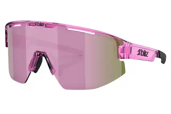 XXL Sale % - Bliz Matrix Small Transparant Pink - Brown w rose multi
