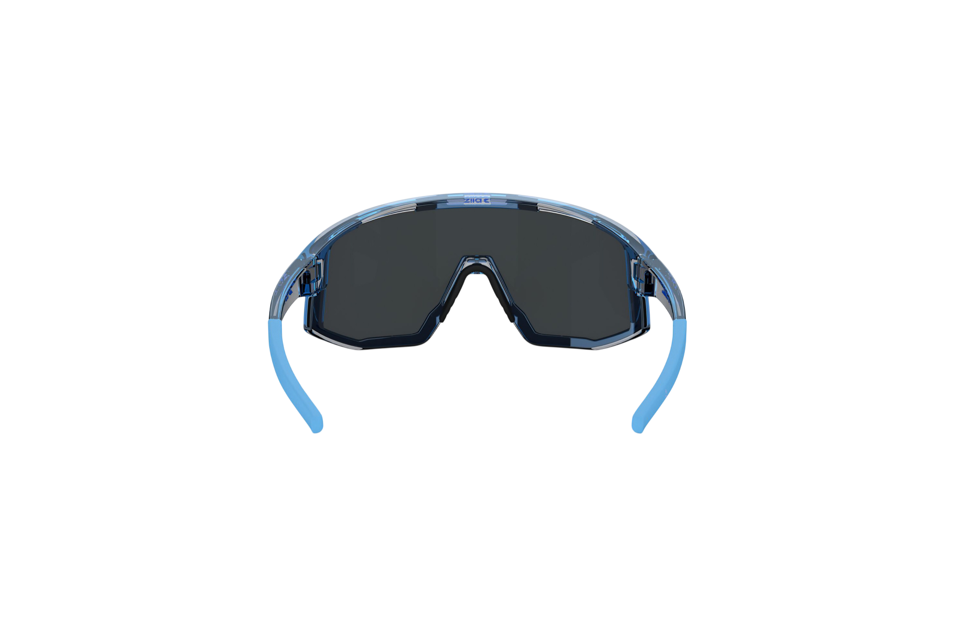 Bliz Fusion Small Transparent Blue - Smoke w Ice Blue Multi