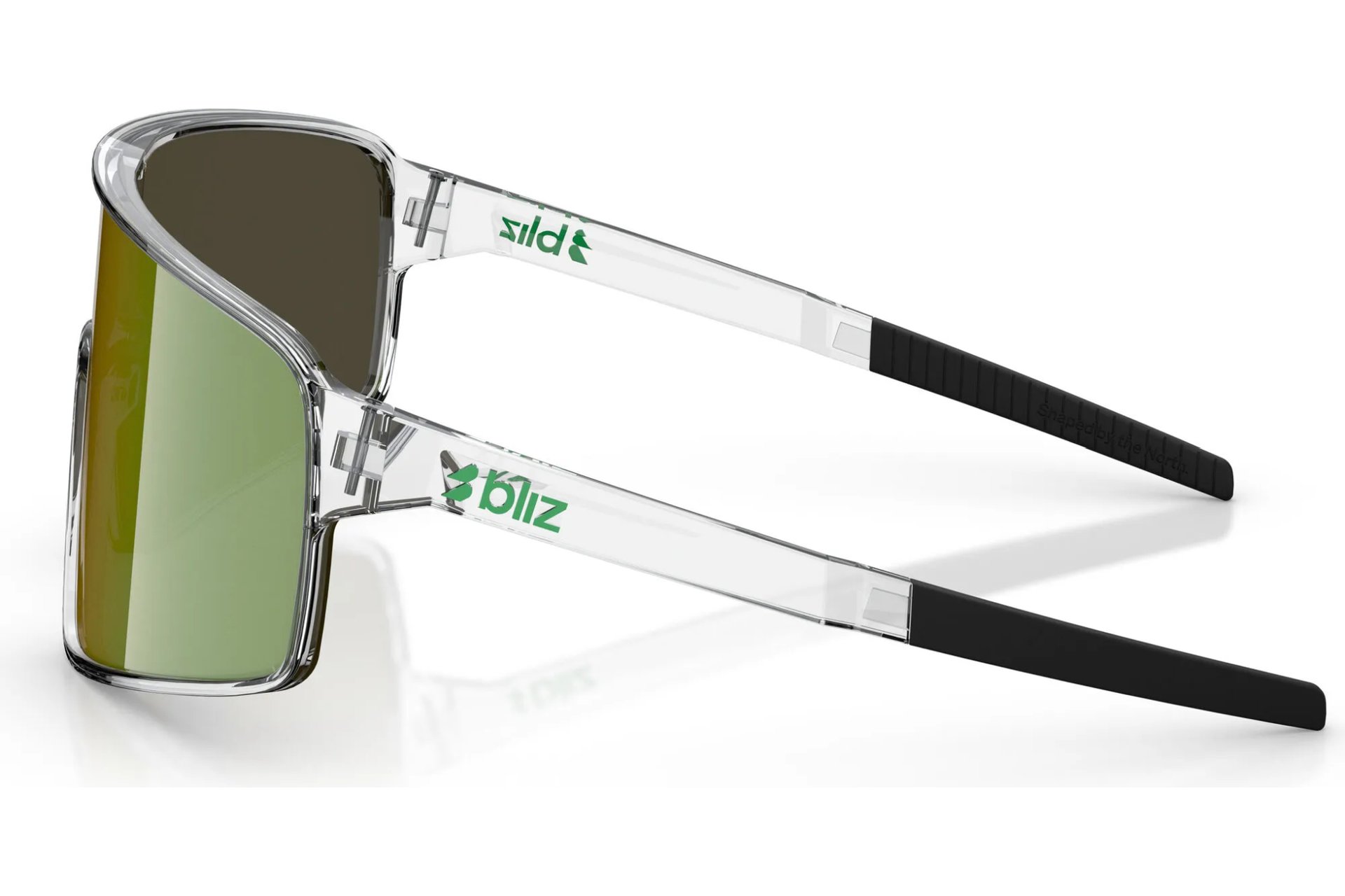 Bliz P001 Transparent White - Brown w Green Multi