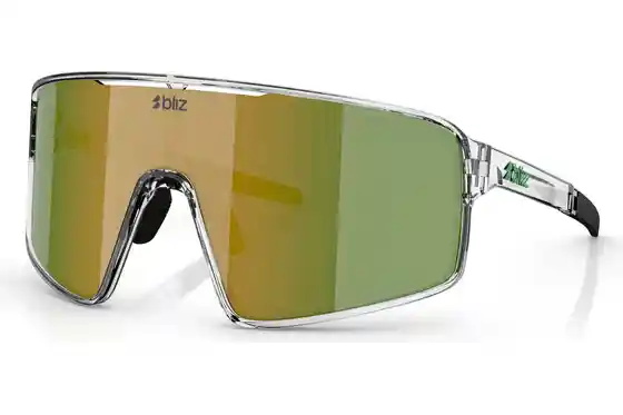 XXL Sale % - Bliz P001 Transparent White - Brown w Green Multi