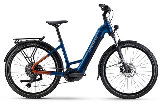 mit Beleuchtung - E-Trekkingbikes - Haibike Trekking 4 - 720 Wh - 27,5 Zoll - Tiefeinsteiger - 2025