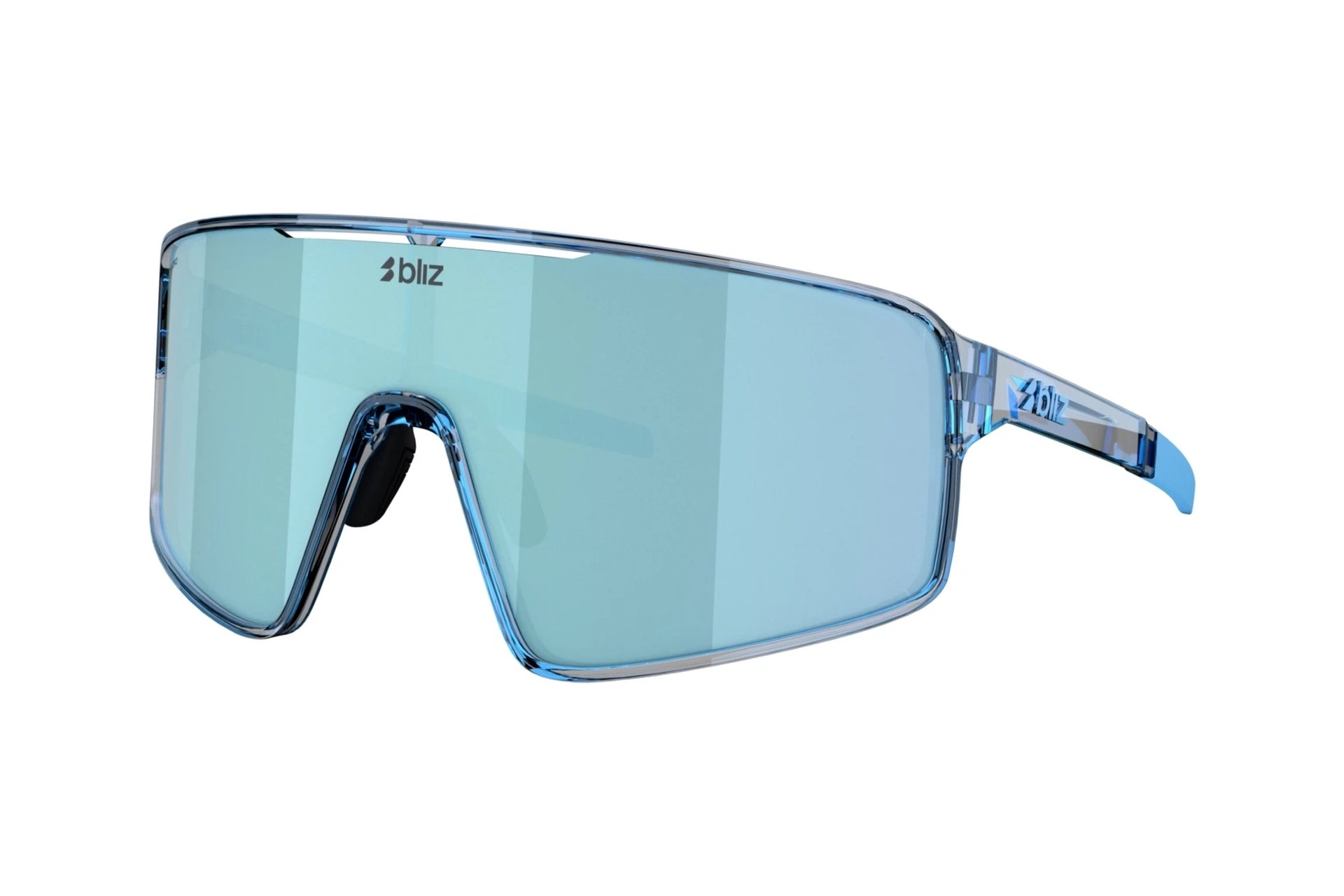 Bliz P001 Transparent Blue - Smoke w Ice Blue Multi