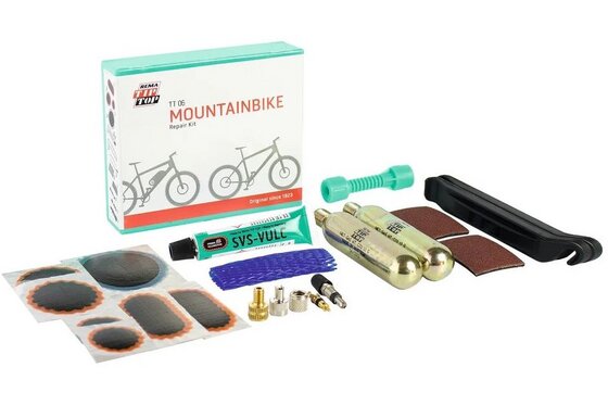 Pannenschutz - TipTop TT06 MTB Reparatur Box inkl. CO2 Patronen