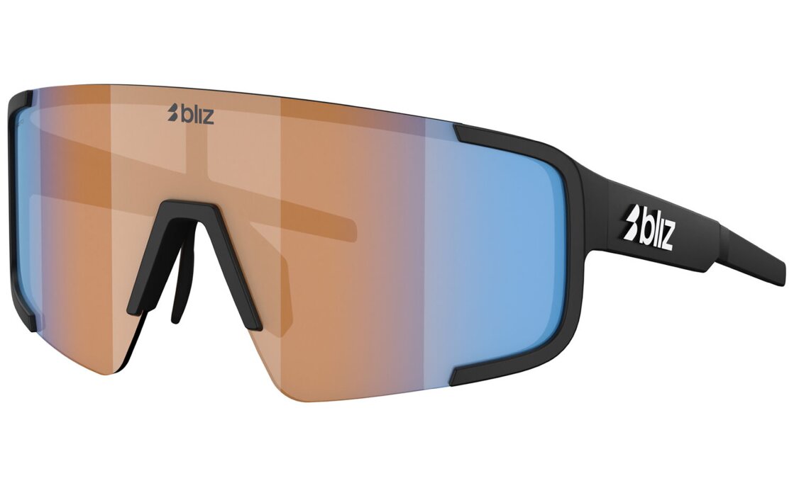 Bliz P003 Matte Black - Orange w Blue Multi