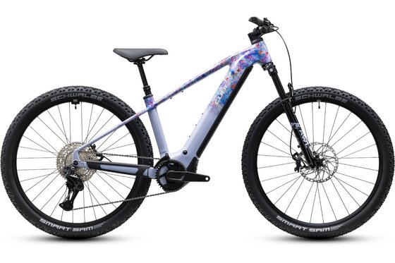 Lila - E-Bike-Pedelec - Cube Reaction Hybrid SLX 800 - 800 Wh - 29 Zoll - Diamant