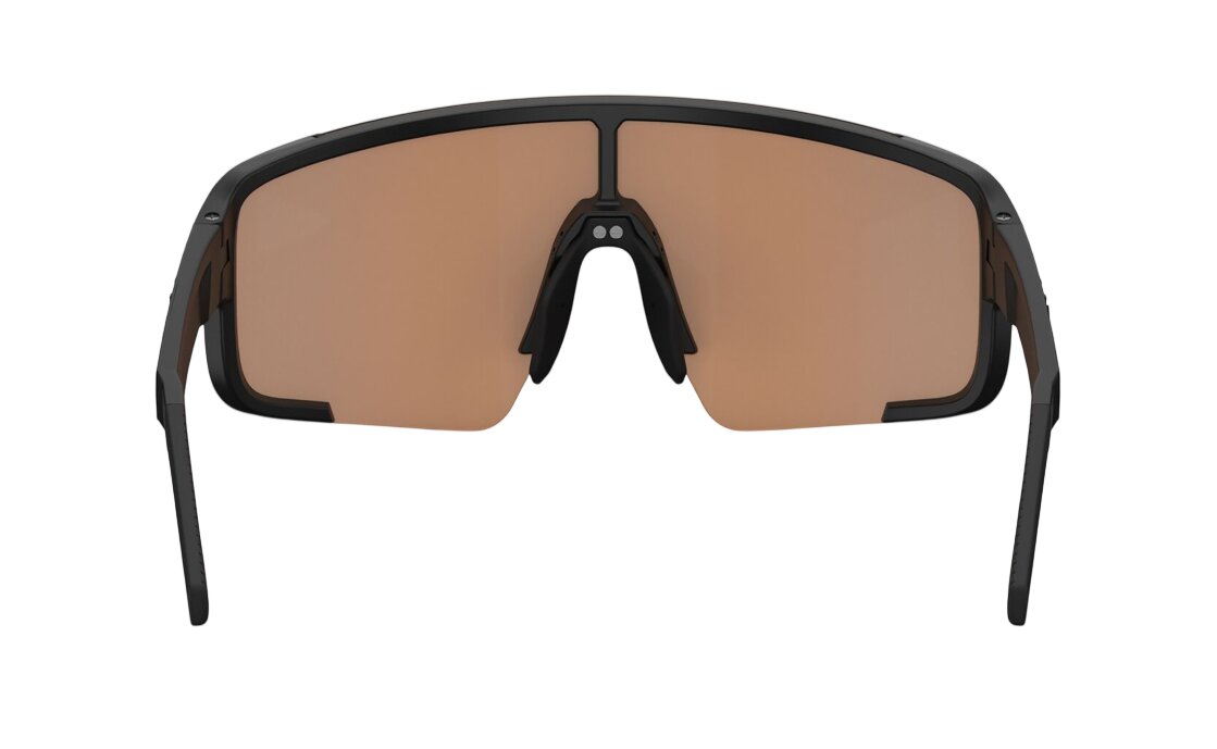 Bliz P003 Small Matte Black - Grey w Blue Mirror