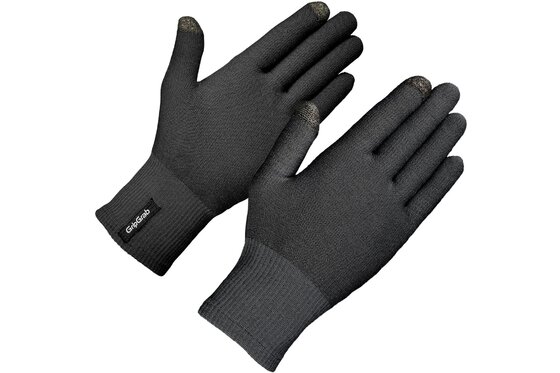 Fahrradbekleidung - GRIPGRAB Merinowolle Langfinger Unterziehhandschuhe - 2026