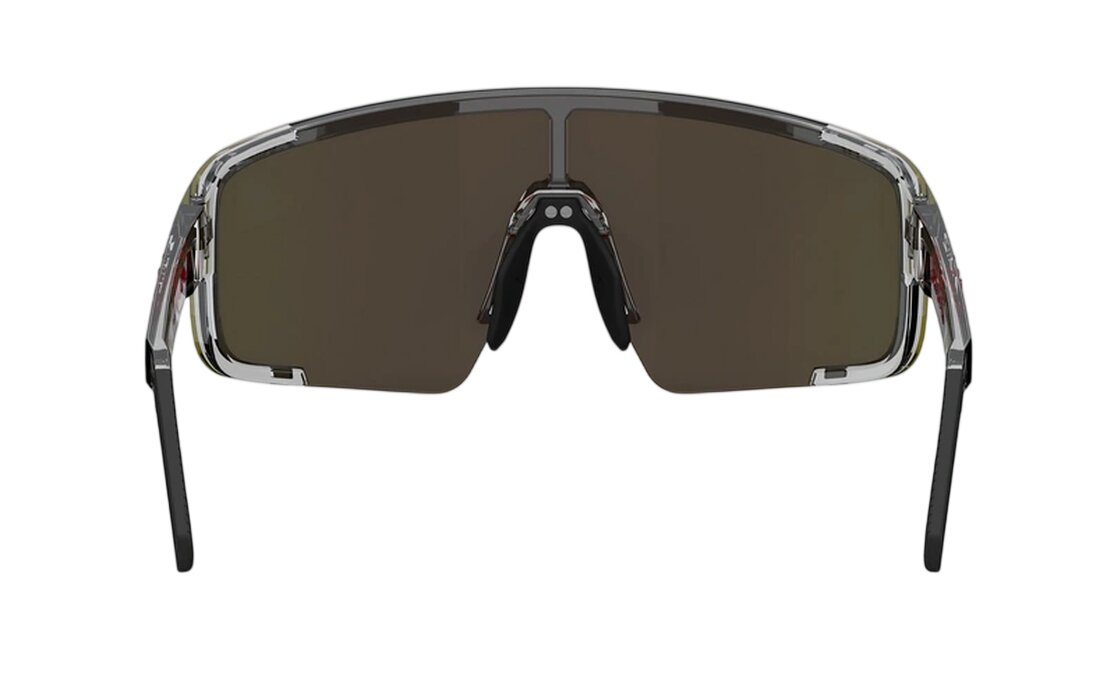 Bliz P003 Transparent Dark Grey - Brown w Red Multi
