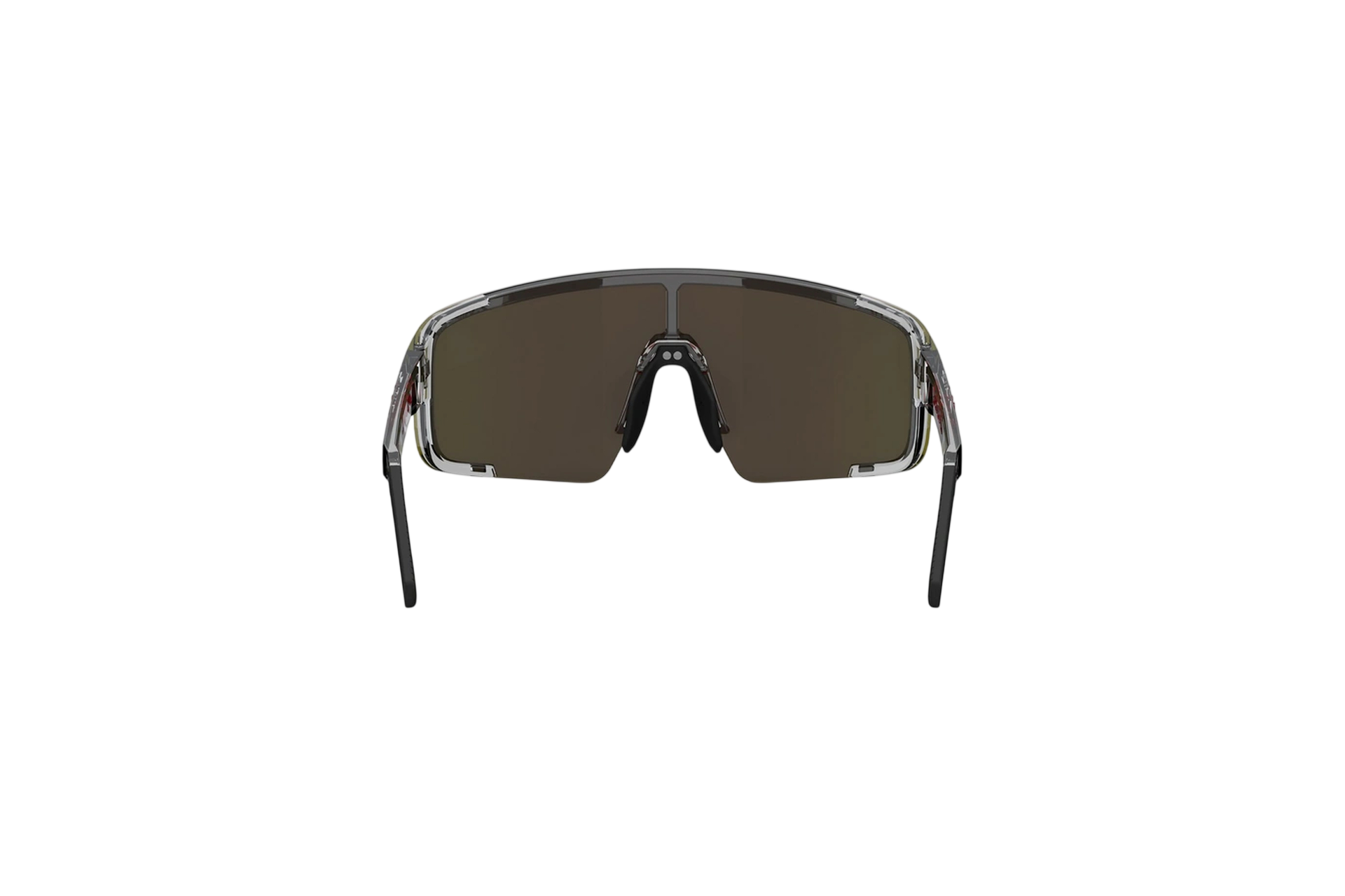 Bliz P003 Transparent Dark Grey - Brown w Red Multi
