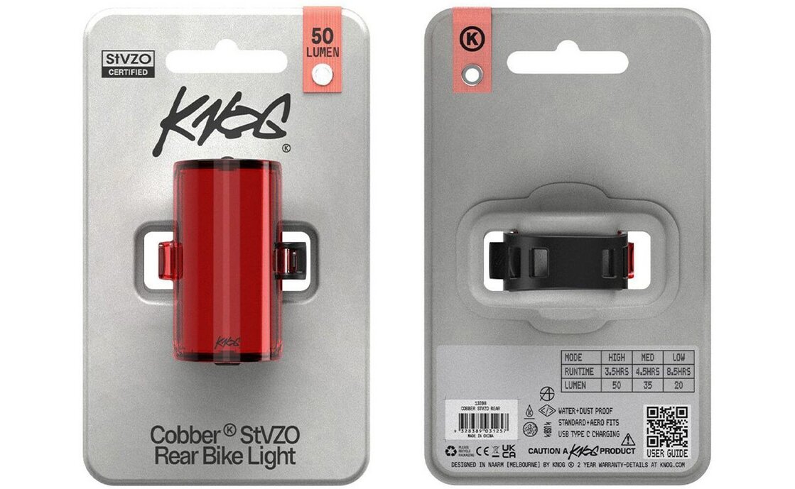 Knog Cobber Akku R&uuml;cklicht StVZO