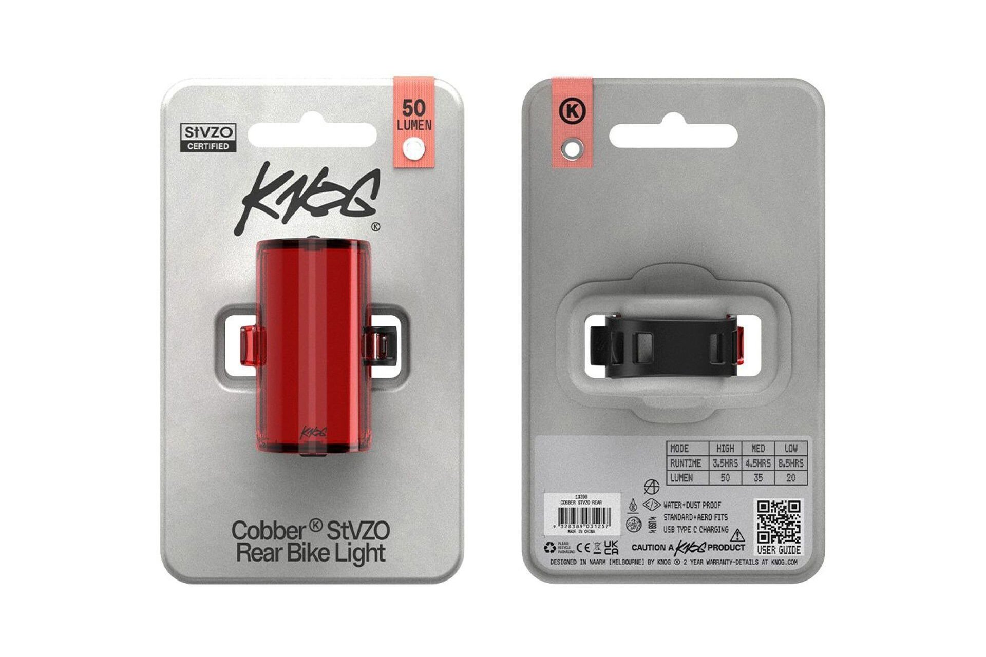 Knog Cobber Akku R&uuml;cklicht StVZO