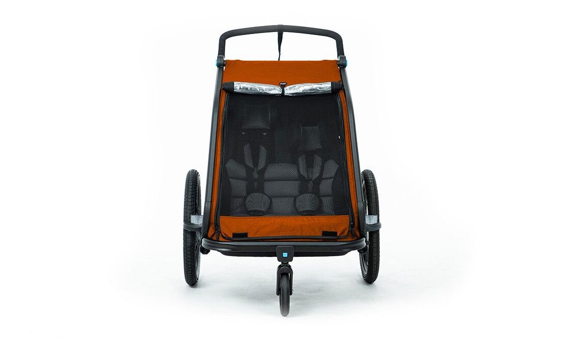 Cube Kinder Fahrradanhänger Double CMPT X Actionteam