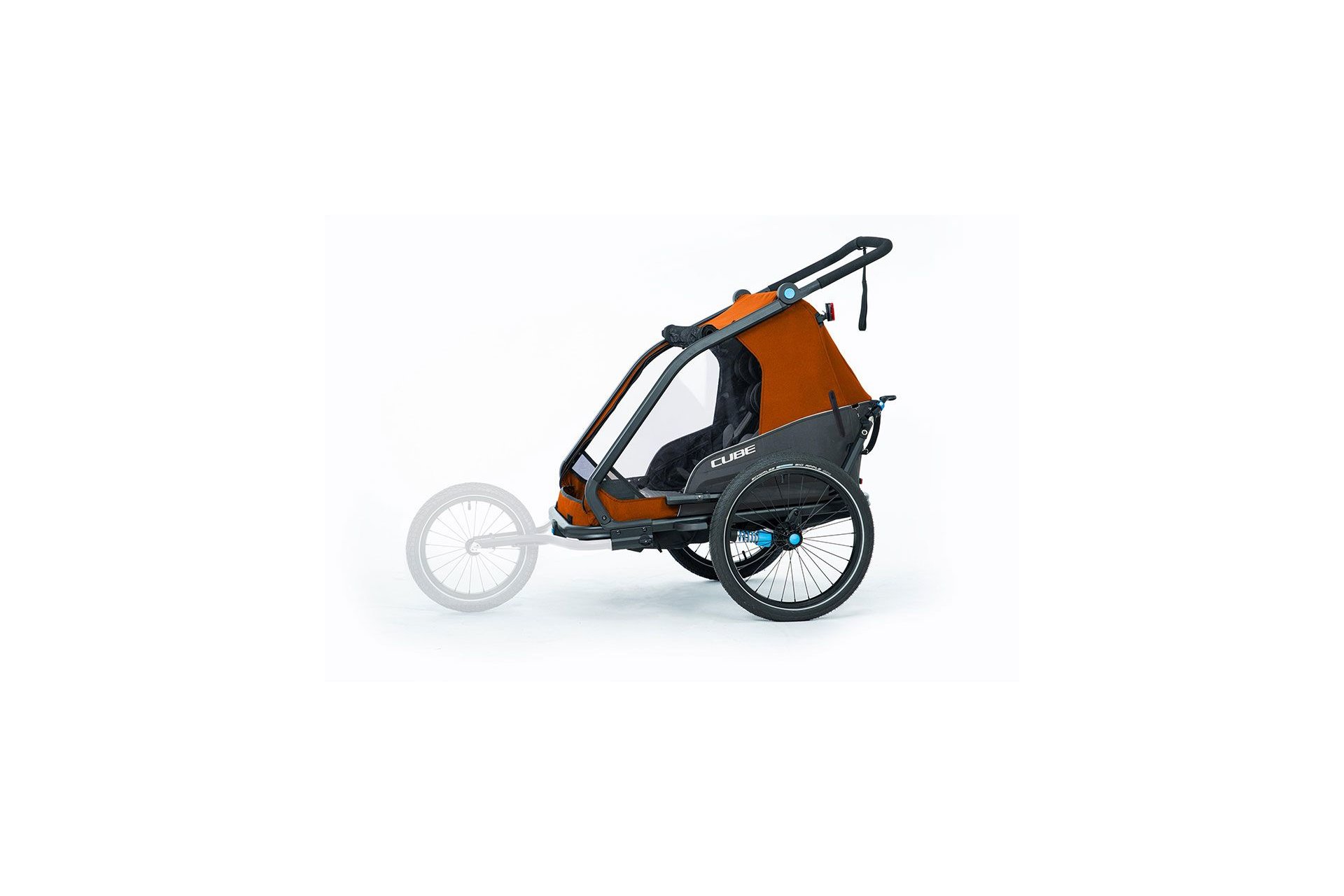 Cube Kinder Fahrradanhänger Double CMPT X Actionteam