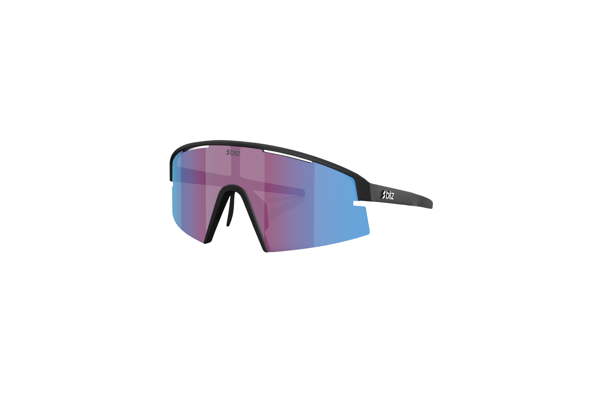 Bliz P006 Matte Black - Nano Optics Violet w blue mult