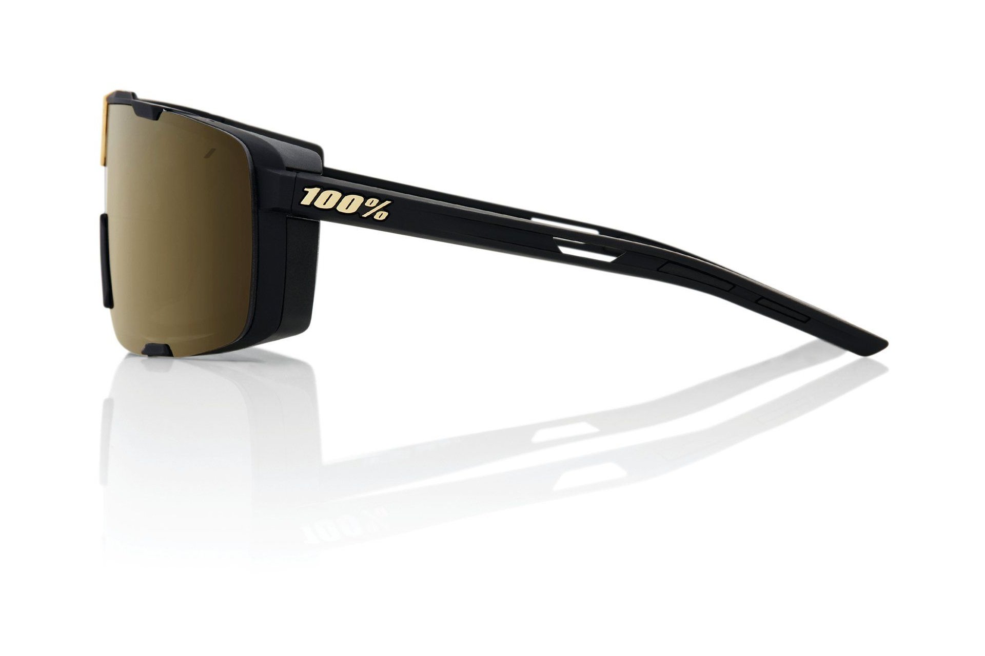 100 Percent Eastcraft Soft Tact Black / Soft Gold Mirror Lens