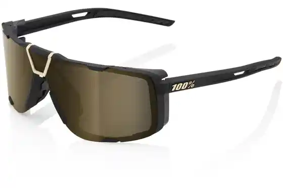 100 Percent - Fahrradbrillen - 100 Percent Eastcraft Soft Tact Black / Soft Gold Mirror Lens