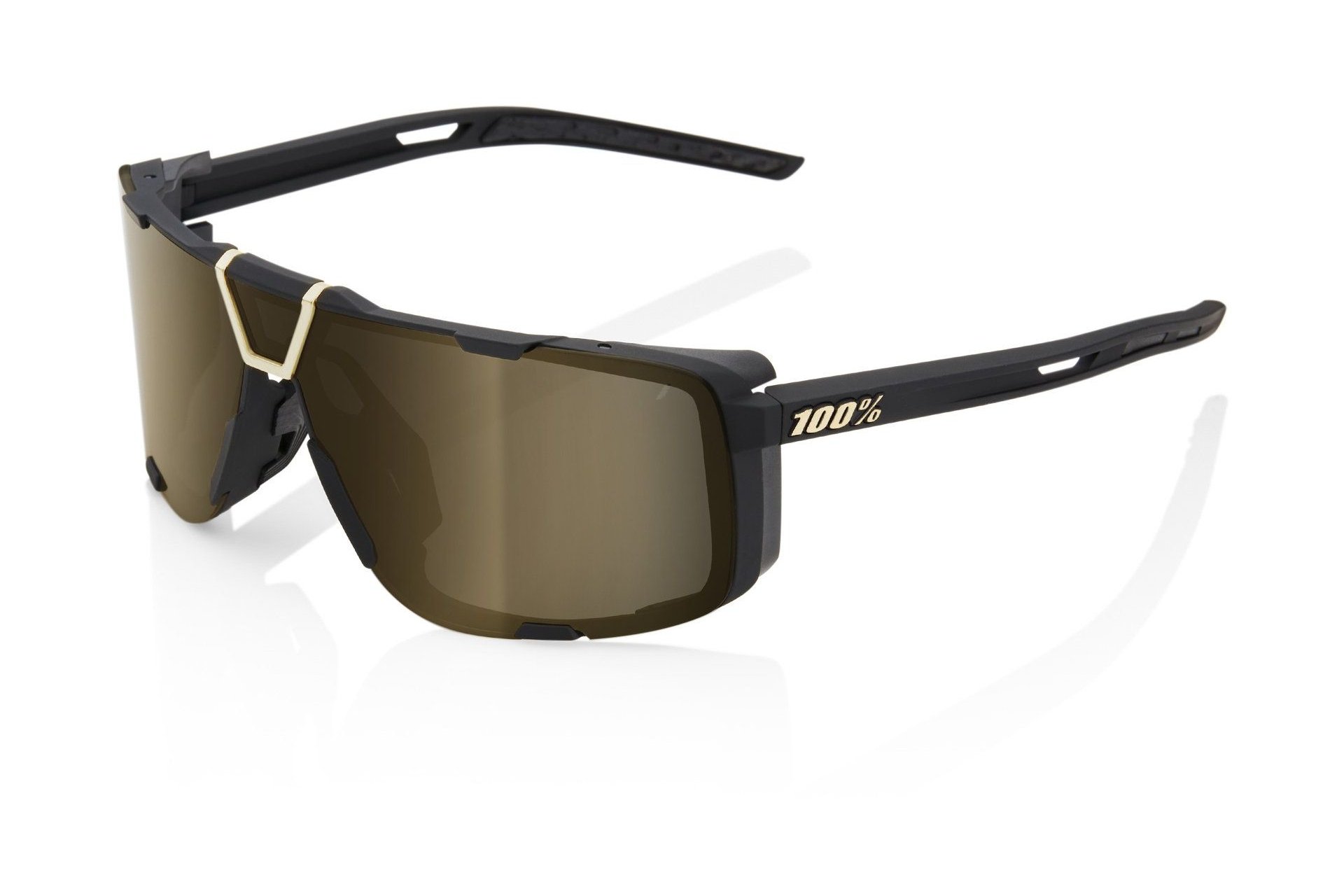 100 Percent Eastcraft Soft Tact Black / Soft Gold Mirror Lens