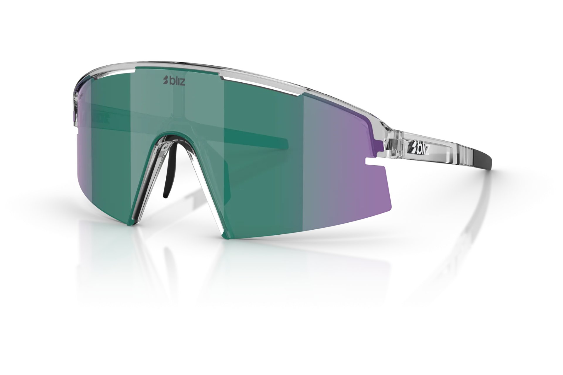 Bliz P006 Crystal Black - Green w green multi