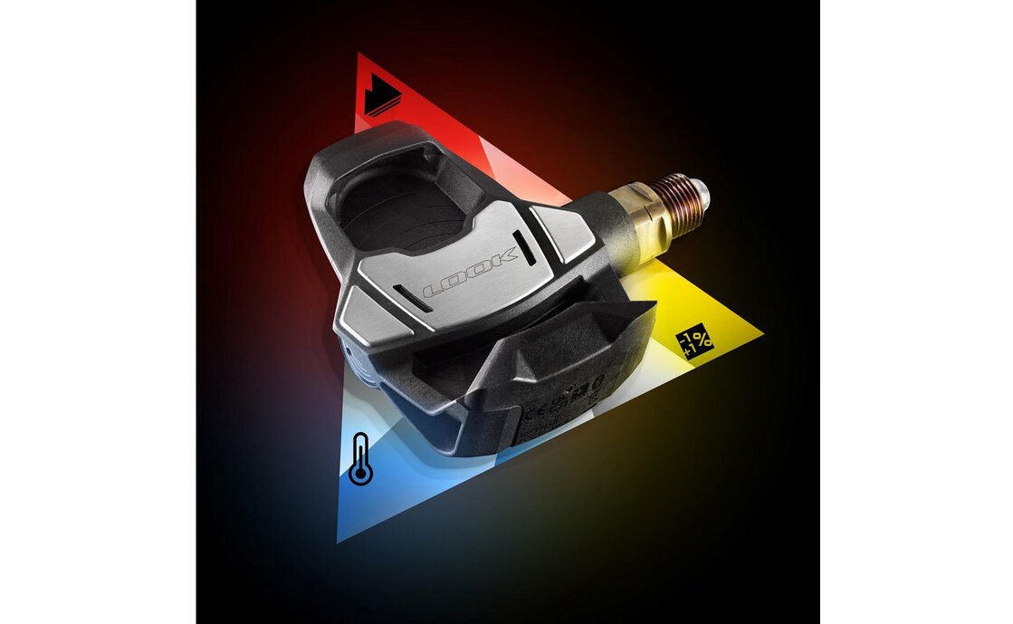 Look Kéo Blade Power Carbon Road Single Leistungsmess-Pedale