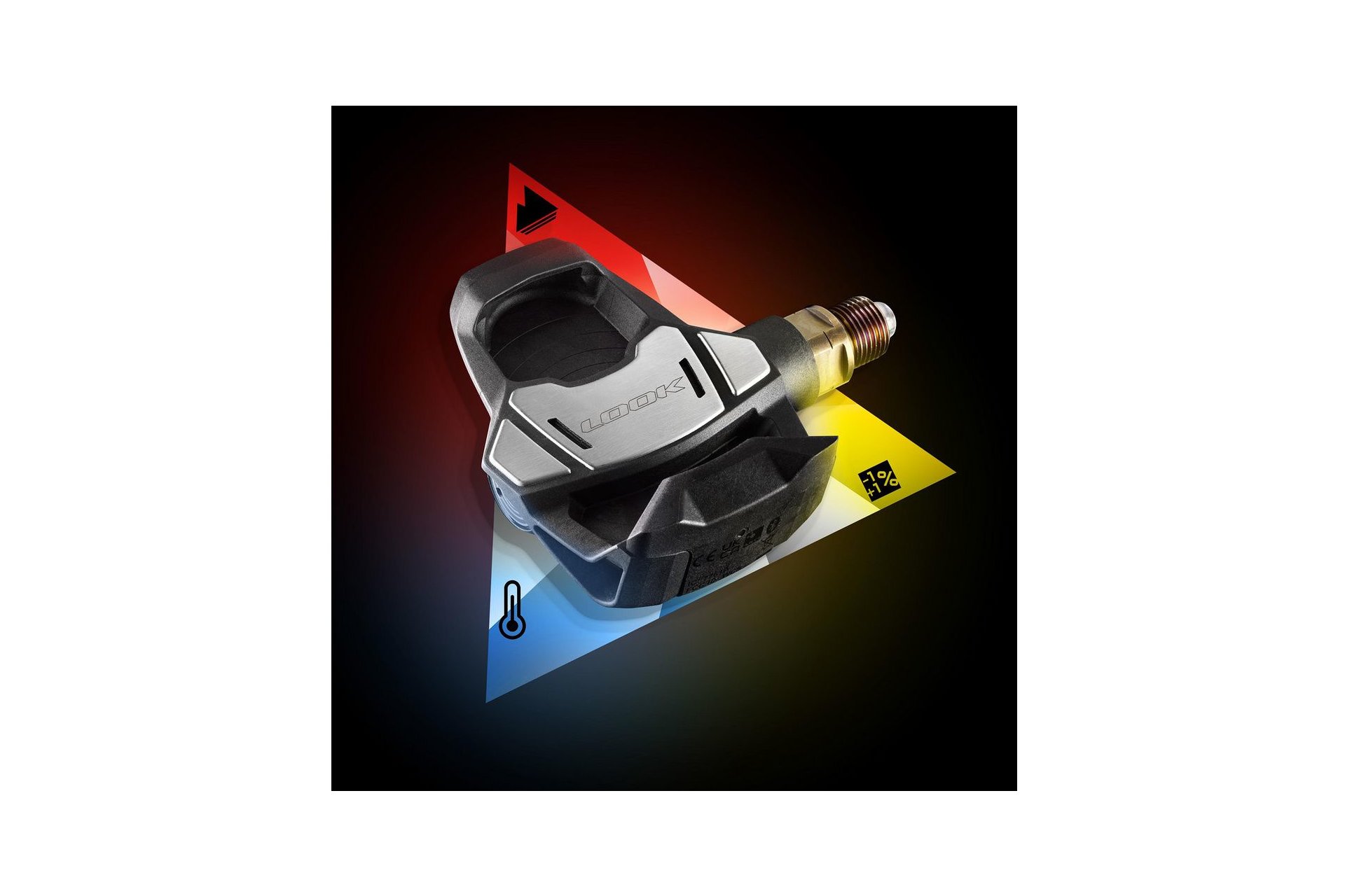 Look Kéo Blade Power Carbon Road Single Leistungsmess-Pedale