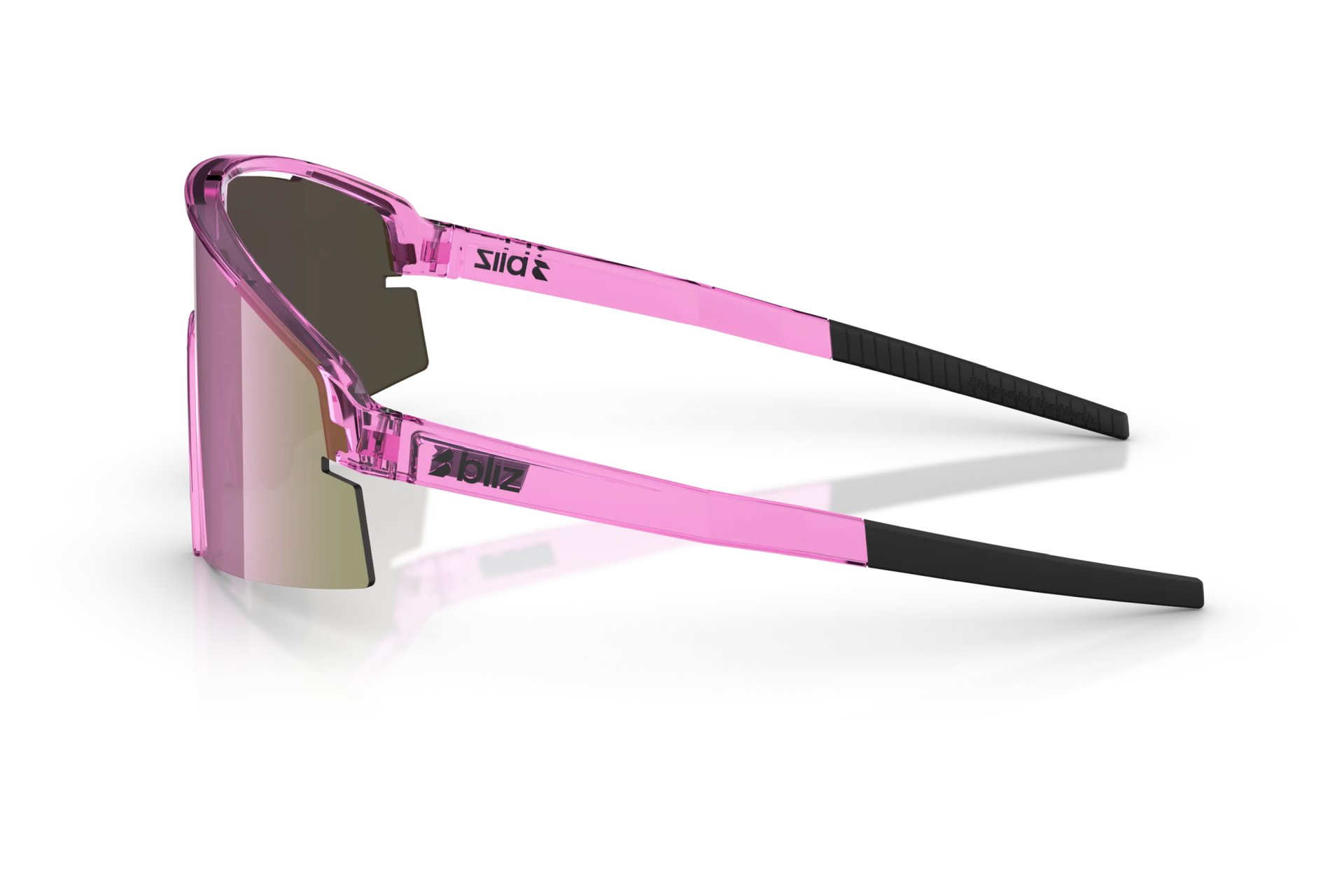 Bliz P006s Transparant Pink - Brown w rose multi