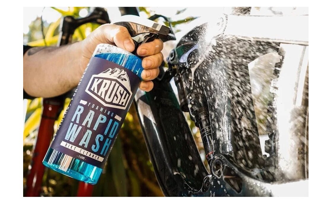 KRUSH Rapid Wash Schaum Fahrradreiniger, Sprühflasche - 500ml