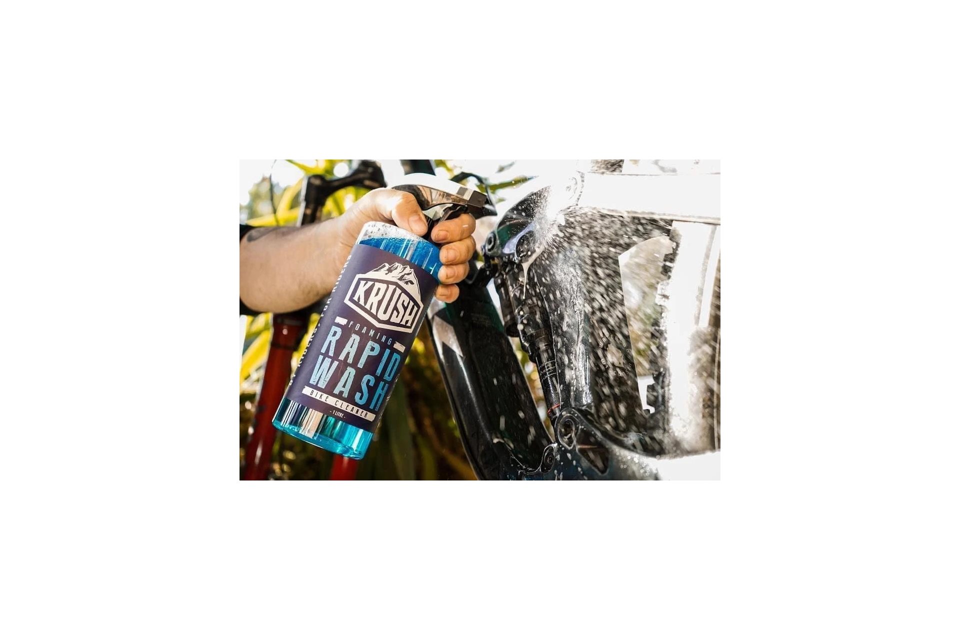 KRUSH Rapid Wash Schaum Fahrradreiniger, Sprühflasche - 500ml