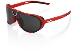 100 Percent Westcraft Soft Tact Red / Black Mirror Lens