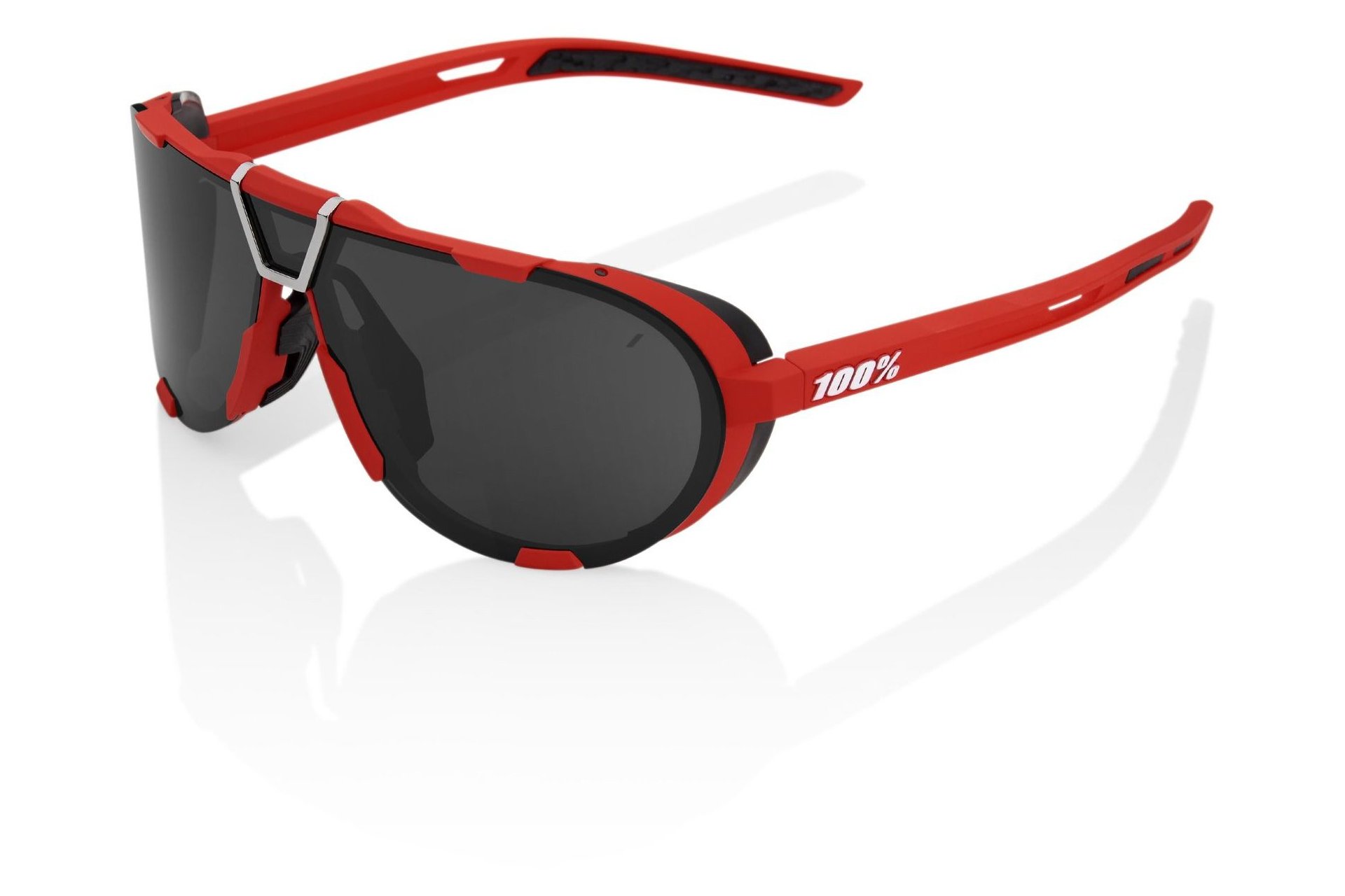 100 Percent Westcraft Soft Tact Red / Black Mirror Lens
