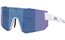 Bliz P005 Matte White - Smoke w Blue multi