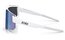 Bliz P005 Matte White - Smoke w Blue multi