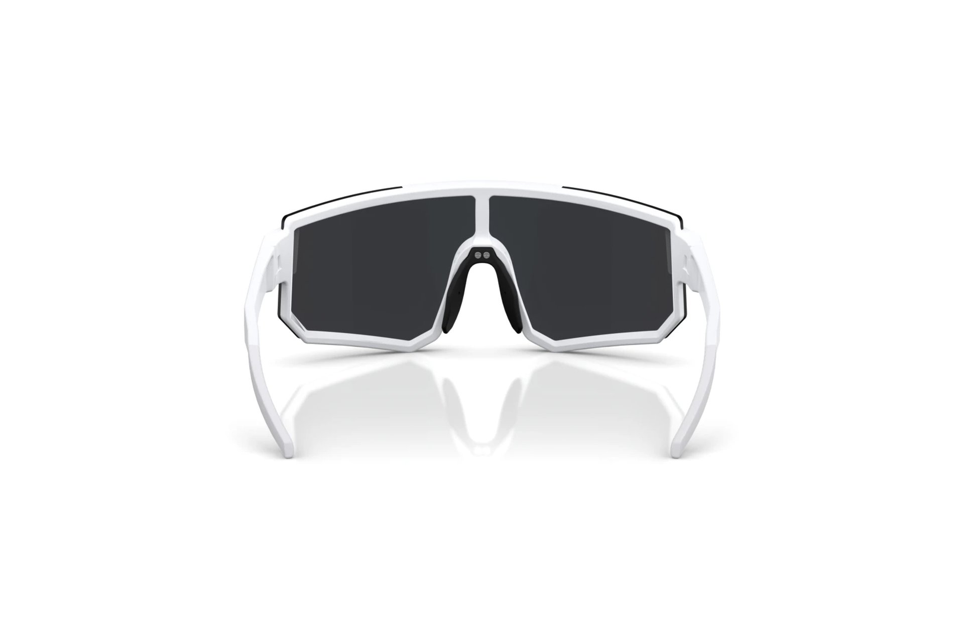 Bliz P005 Matte White - Smoke w Blue multi