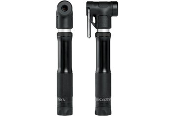 Minipumpen - Crankbrothers Sterling S Handpumpe inkl. Rahmenhalter Midnight Edition