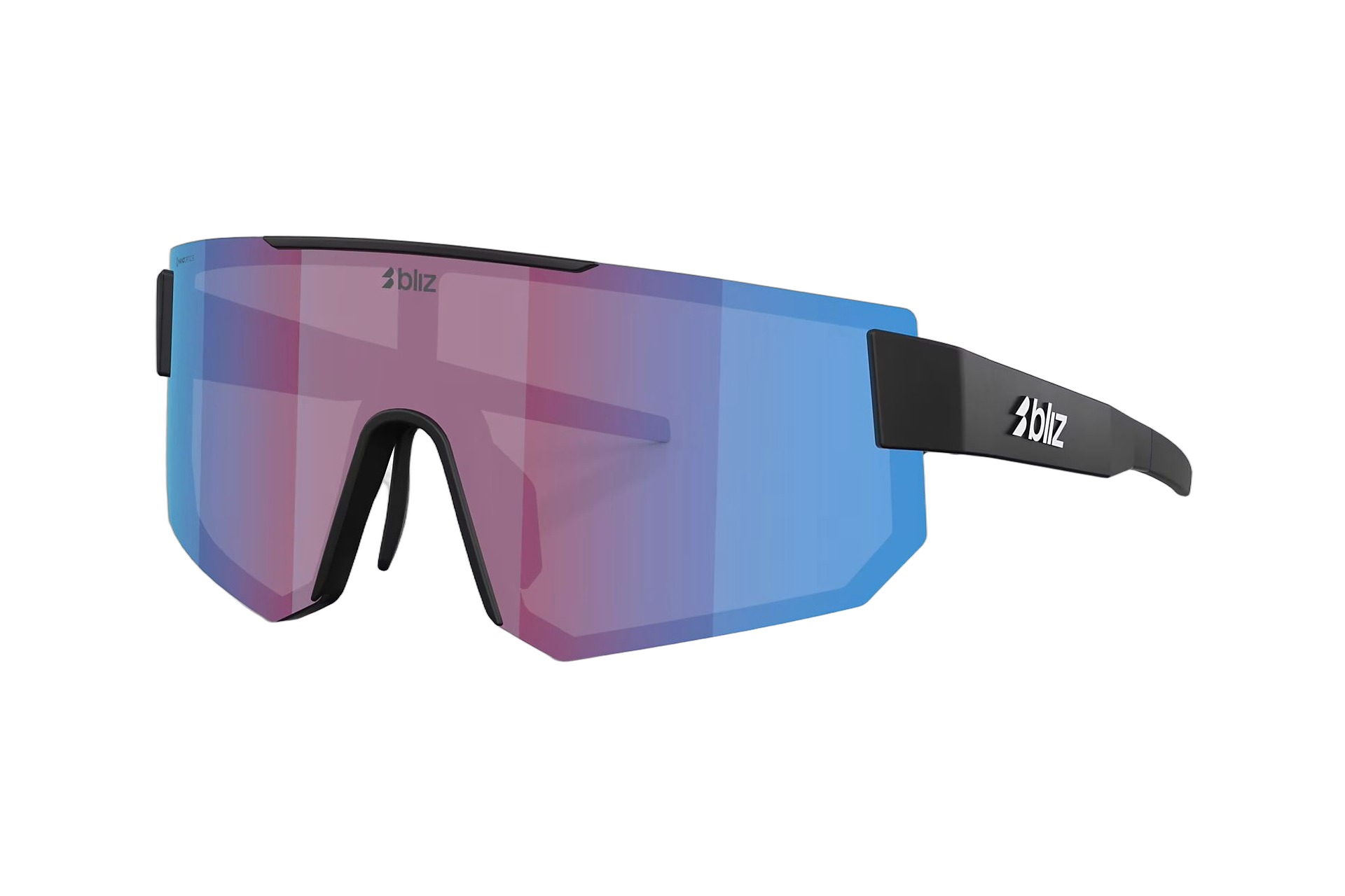 Bliz P005s Matte Black - Nano Optics Violet w blue mult