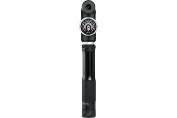 analog - Fahrradpumpen - Crankbrothers Sterling SG Handpumpe analoges Manometer inkl. Rahmenhalter