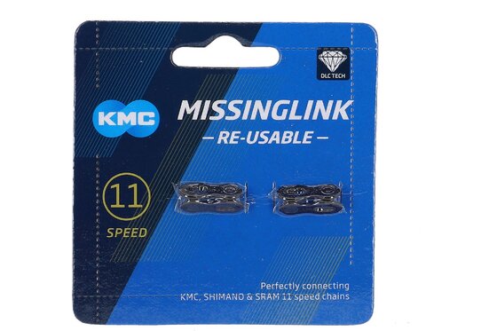 Ketten - KMC Missinglink 11R DLC, Kettenschloss 11-fach, 2 Stück