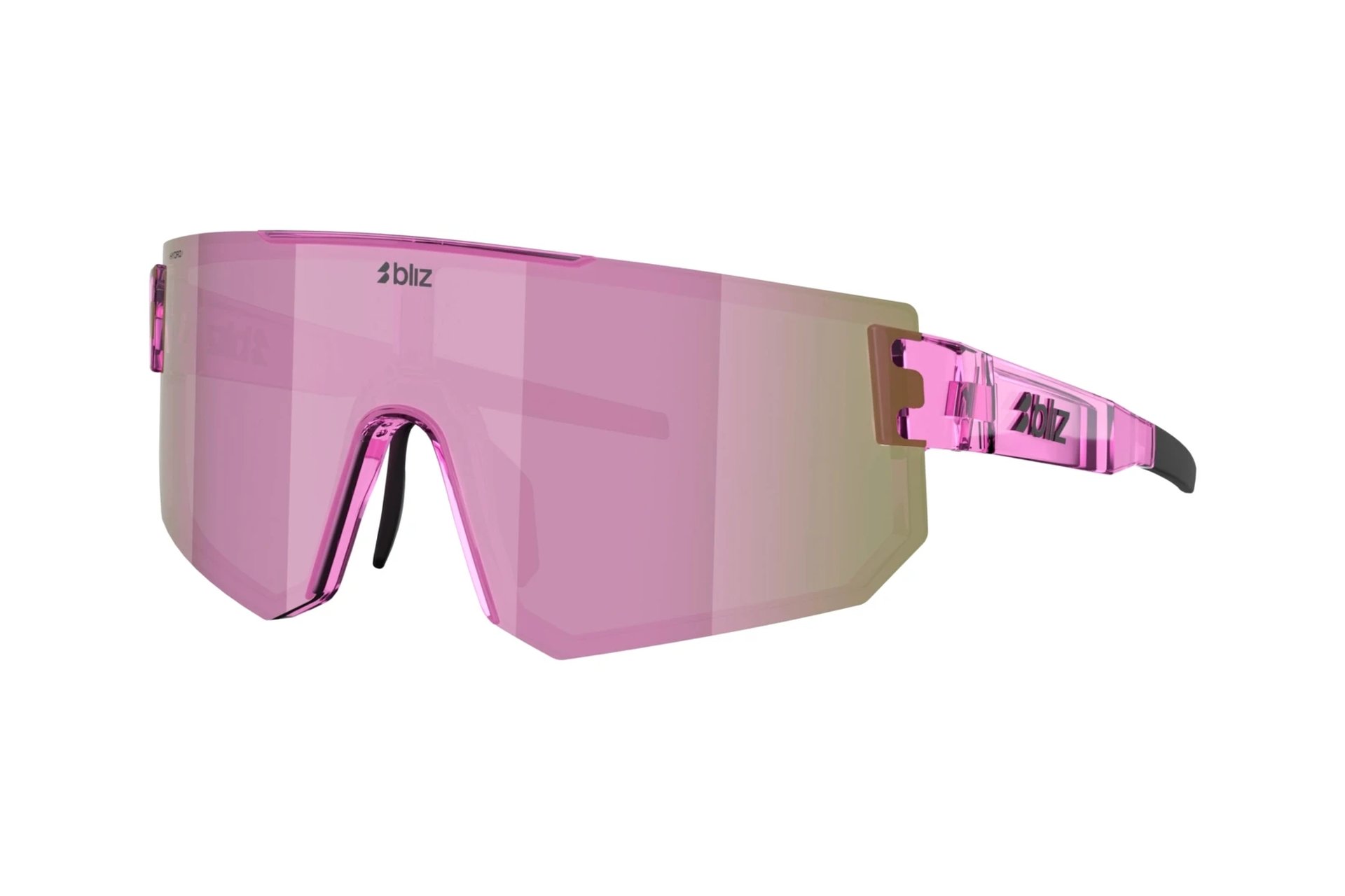Bliz P005s Transparent Pink - Brown w rose multi