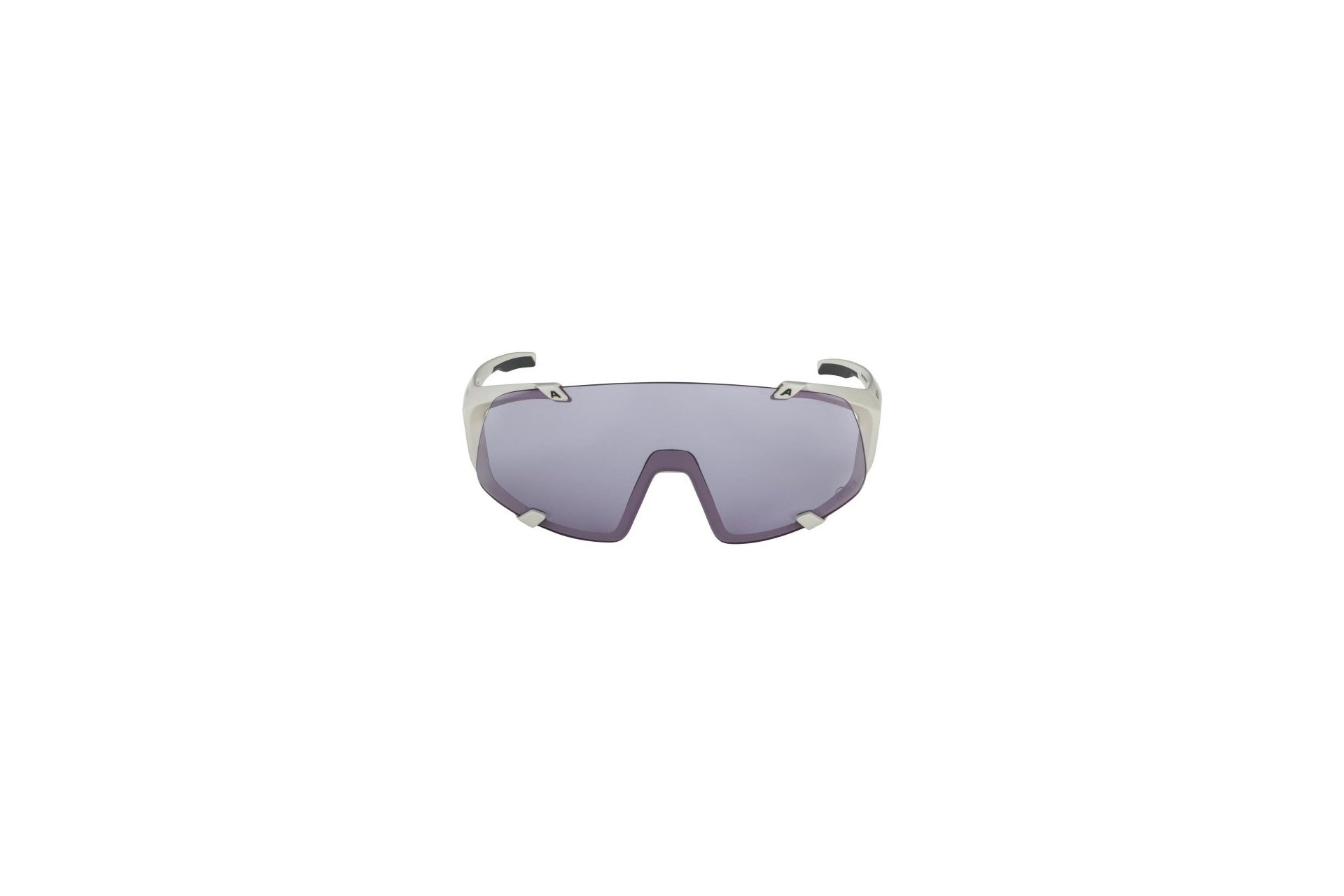 Alpina Hawkeye S Q-Lite V cool-grey matt / Vario purple mirror lens