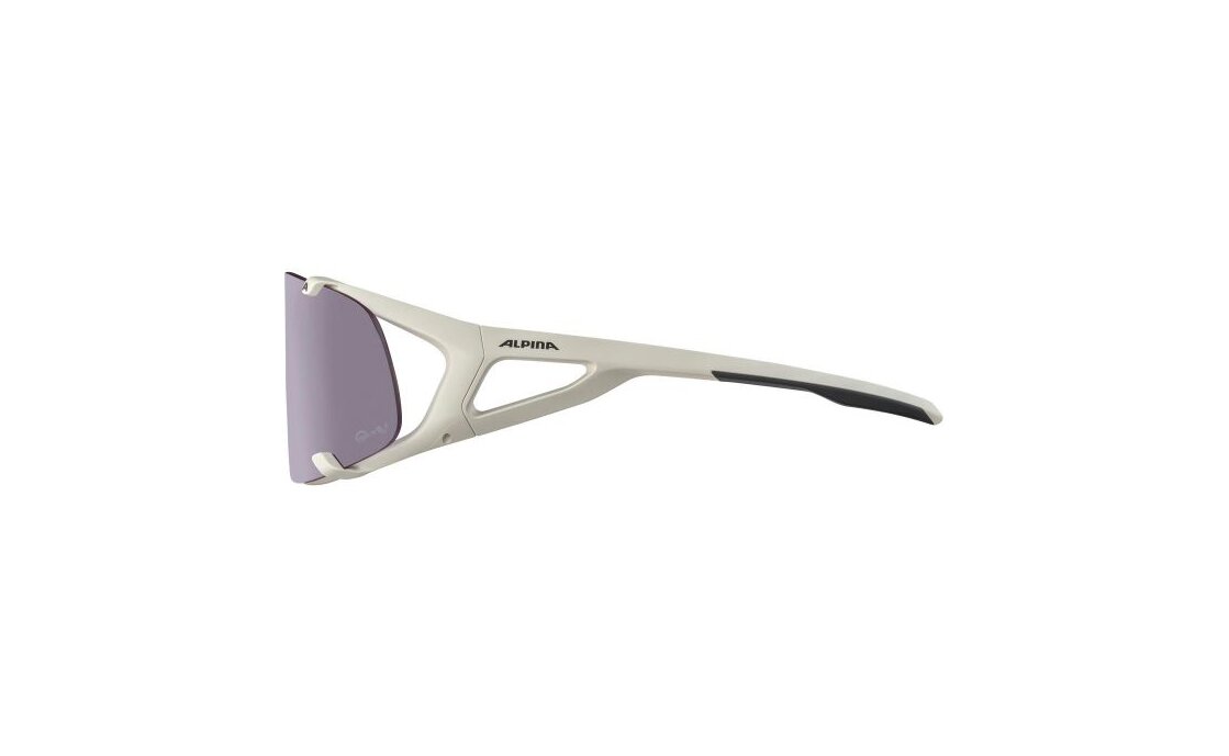 Alpina Hawkeye S Q-Lite V cool-grey matt / Vario purple mirror lens