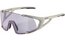 Alpina Hawkeye S Q-Lite V cool-grey matt / Vario purple mirror lens