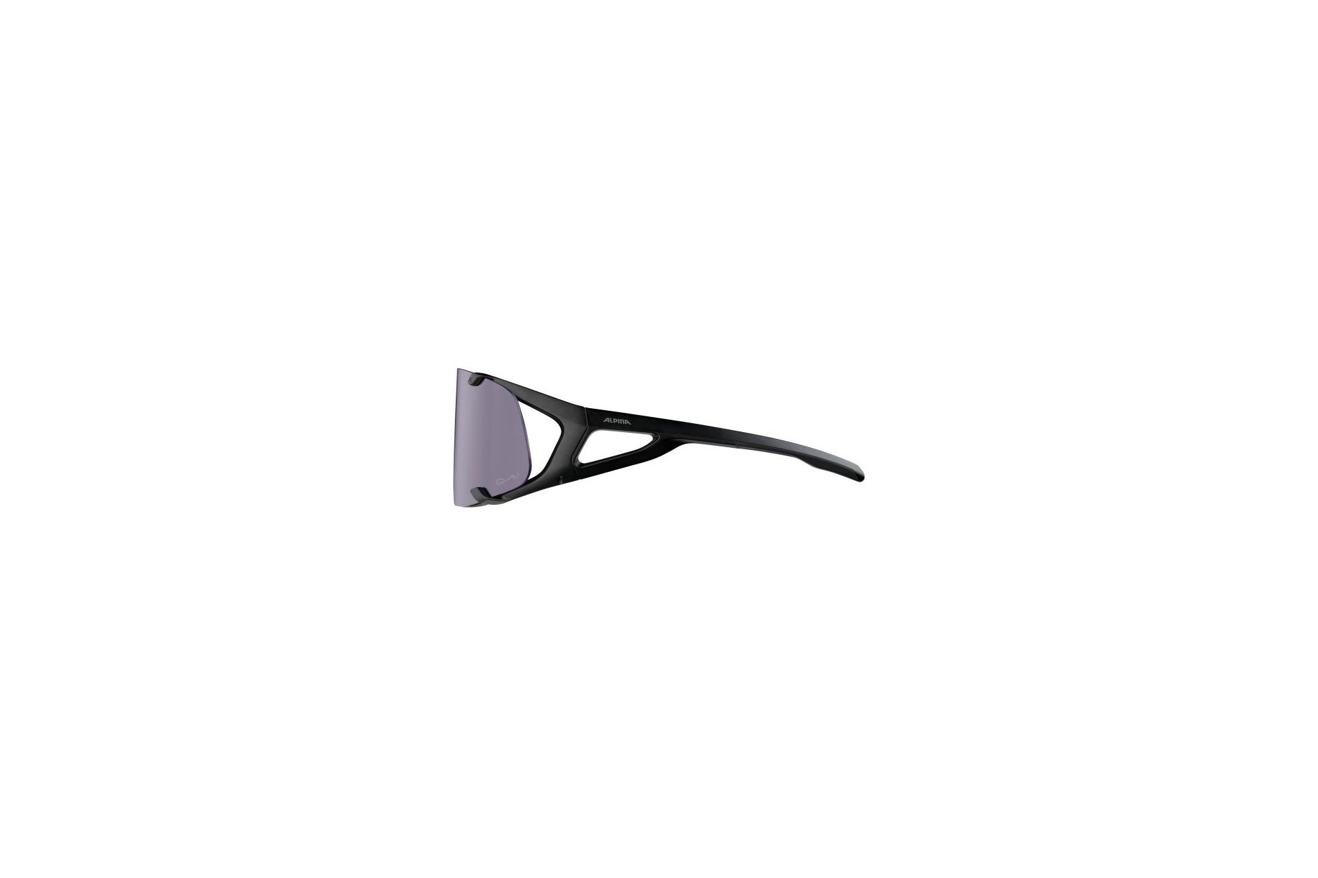 Alpina Hawkeye Q-Lite V black matt / Varioflex purple mirror lens