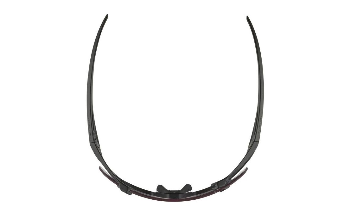 Alpina Hawkeye S Q-Lite V black matt / Varioflex purple mirror lens