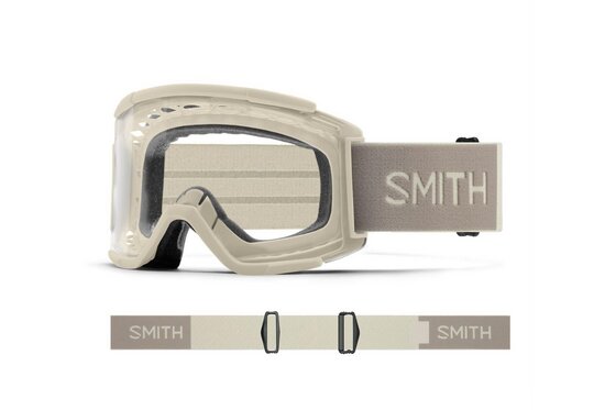 XXL Sale % - Smith Squad XL MTB Chalk - Clear