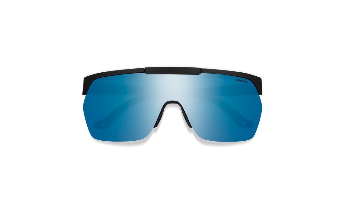 Smith XC Matte Black - ChromaPop Polar Blue Mirror