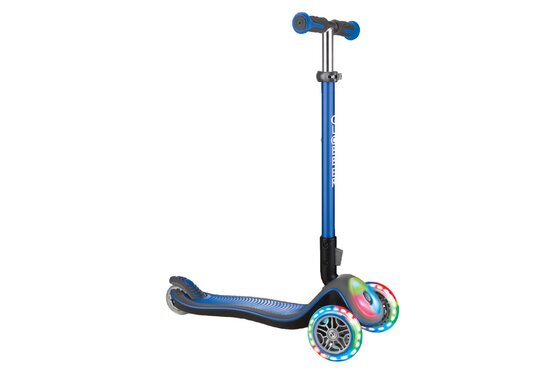 Scooter & Tretroller - Globber Elite Deluxe Flash Lights, mit Leuchtrollen - 2024