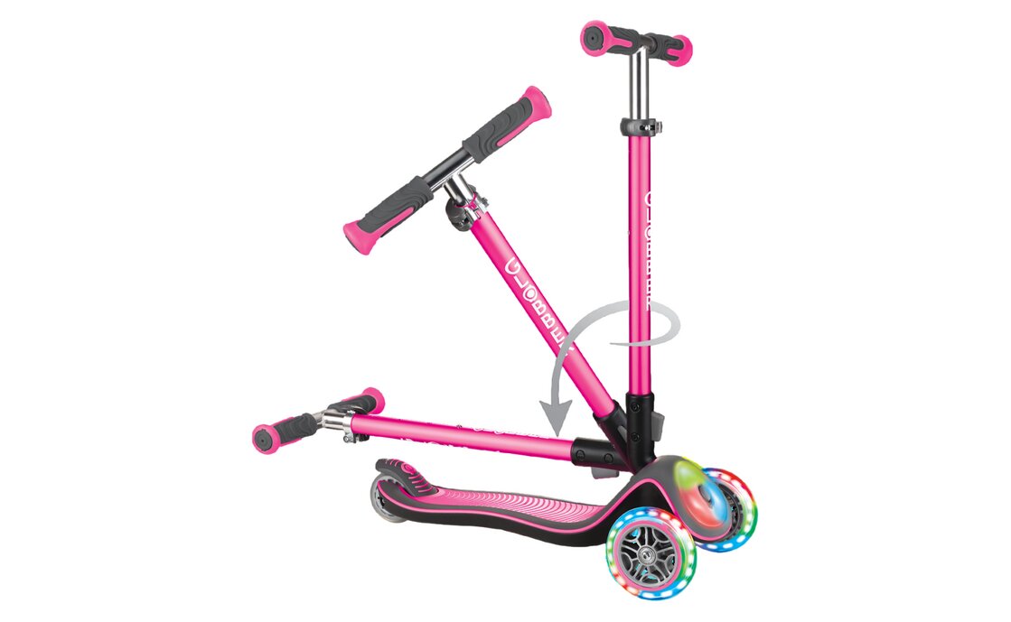 Globber Elite Deluxe Flash Lights, mit Leuchtrollen - 2024