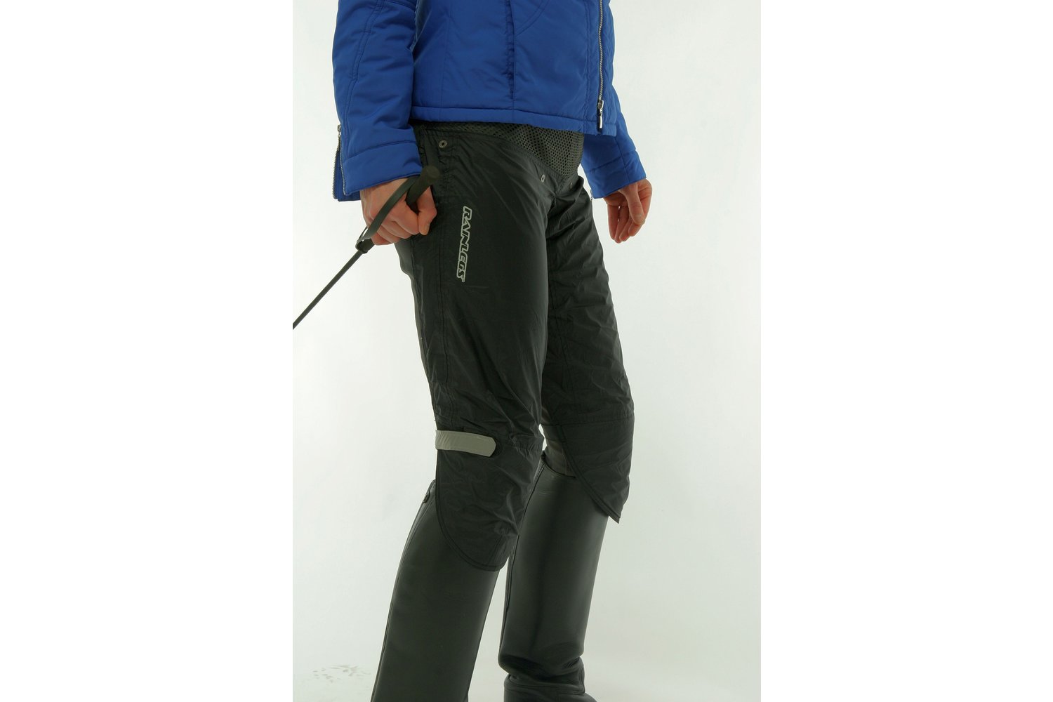 Rainlegs Fahrrad Beinschützer Grau Reflektierend Gr. L Regen