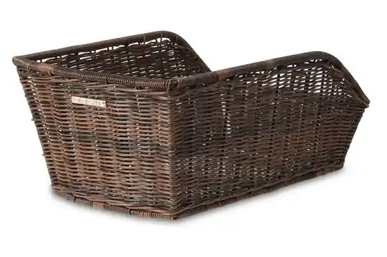 Fahrradtaschen & Körbe - Basil Hinterradkorb Cento, Rattan Look, engmaschig