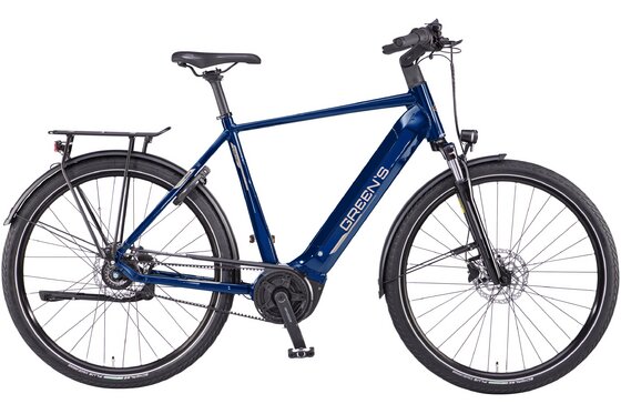 28 Zoll - E-Bike-Pedelec - GREENS Carlton Plus - 625 Wh - 28 Zoll - Diamant