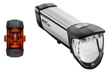 Beleuchtung - Busch und Müller Lampen-Set Akku/USB "Ixon Core + IXXI"